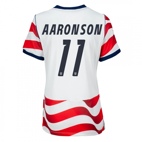 Billige Fotballdrakt Forente stater Brenden Aaronson #11 Replika Hjemmedrakt Dame VM 2026 Kortermet Billige Fotballdrakt Forente stater Brenden Aaronson #11 Replika Hjemmedrakt Dame VM 2026 Kortermet